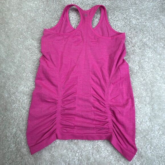 Athleta Fastest Track Seamless Short Sleeve Tee Light Hot Pink - Picture 3 of 8